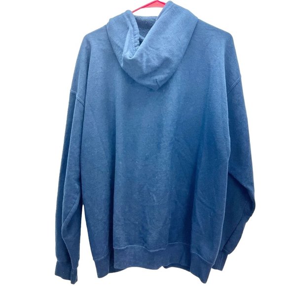 Gildan Heavy Blend Sweatshirt Jacket Large Navy Hoodie Deep Creek Maryland - Picture 4 of 8